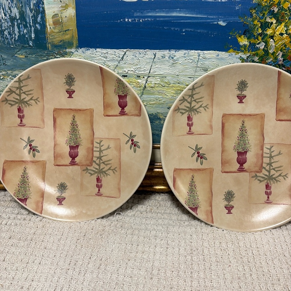 - SONOMA - Life Style - "winter fields" - SALAD PLATES  - 8"